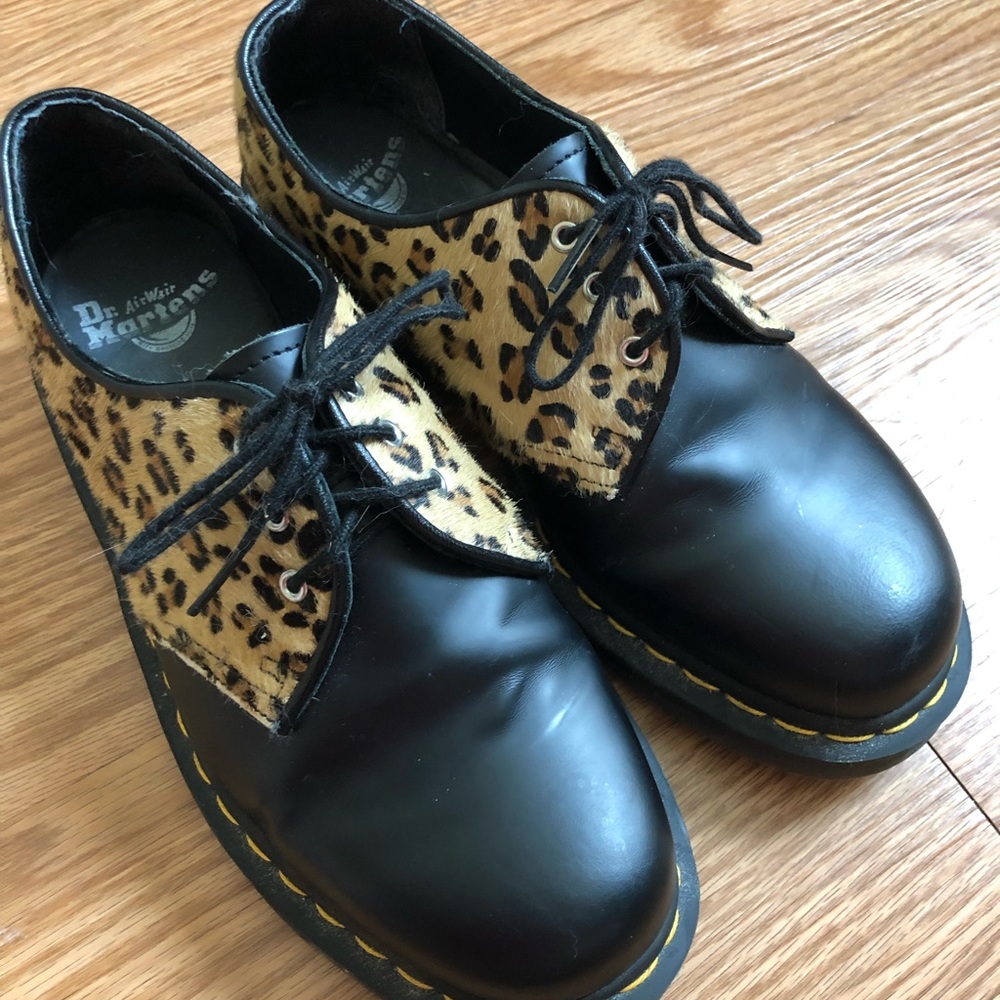 Doc Martens US M 8 Leopard Print 1461